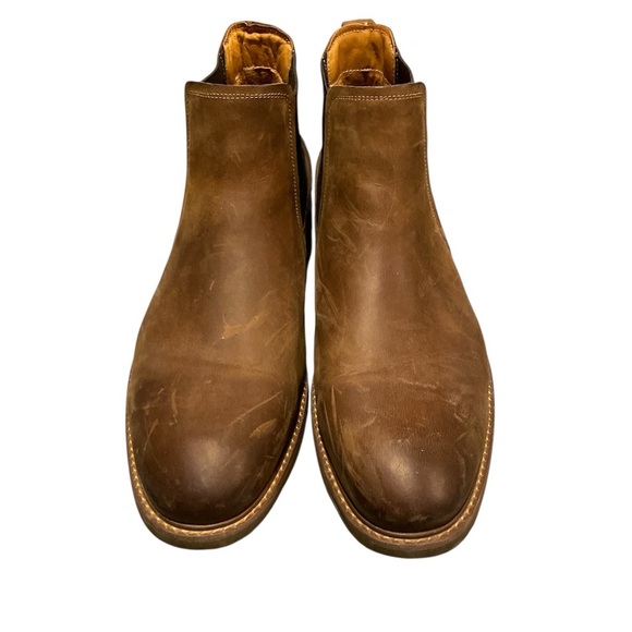 Florsheim Dark Brown Leather Ankle Boots main image 7